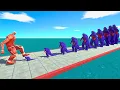 Download Lagu COLOSSAL TITAN vs 10 LEVELS of 2099 SPIDERMAN TEAM! - Animal Revolt Battle Simulator