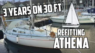 Sail Life – 3 years as a liveaboard on 30 ft & winter projects – DIY sailboat repair