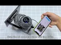 INQMEGA 4G Solar Camera Camouflage Outdoor Connection Installation 517C 4G - Version