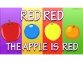 Download Lagu Learn Colours | Apple is Red | Cartoon Nursery Rhymes For Children | Rudra Matsa