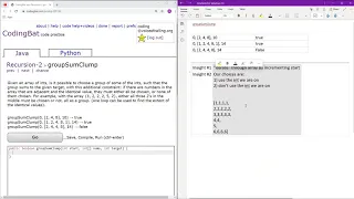 Recursion - 2 groupSumClump Java Solution Codingbat com