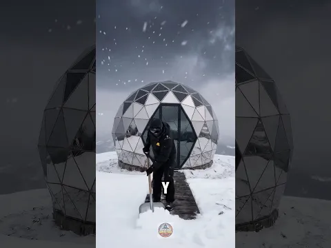 🤯 Esta cúpula estaba abandonada en la nieve… ¡mira en qué la convirtió!