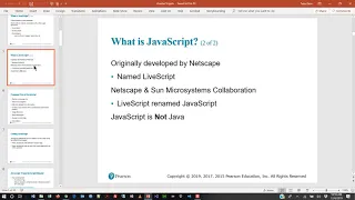 Web Programming 1 - Chapter 14 Lecture