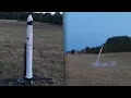 TVC Model Rocket Agena TV-1 Flight 1