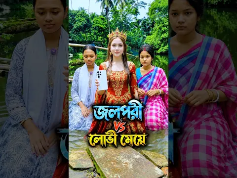 জলপরী Vs দুই লোভী মেয়ে 😀 #funny #comedyvideos #shorts