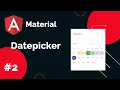 31 Angular material Date picker Angular Tutorial Bangla
