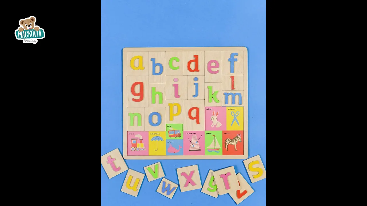 Pre bábätká - Drevená abeceda s obrázkami Alphabet Pictures Tender Leaf Toys - 4