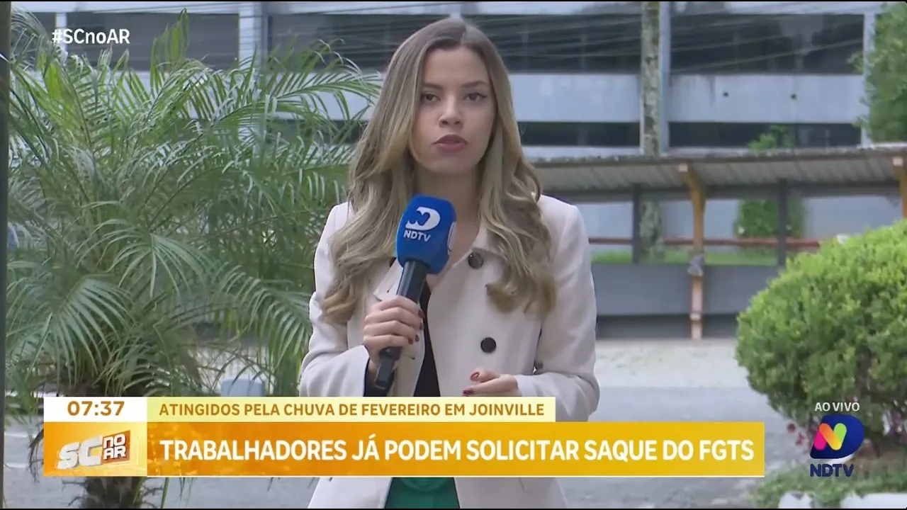 Trabalhadores de Joinville atingidos pela chuva de fevereiro já podem sacar o FGTS