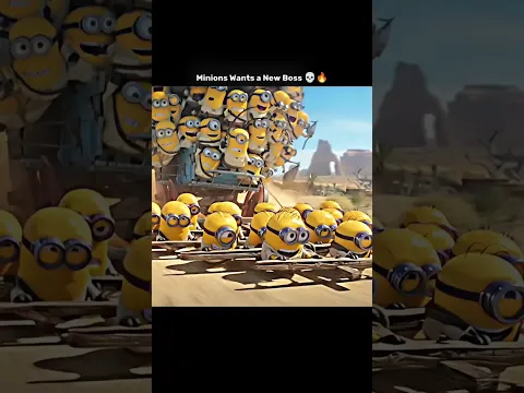 Minions wants a new boss 💀🔥| Minions and monsters edit | #edit #shorts |