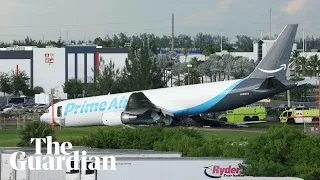 Amazon cargo plane crash at Miami airport kills at least five