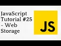 JavaScript Tutorial - Web Storage