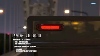 Video: LED interieurverlichting | zwart | zonder schakelaar | 12-24v | 4000K | B10GS-143Z