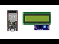 Use of the LCD I2C 1602 display by the ESP32 board