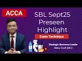 Download Lagu ACCA SBL September 2025 Preseen Highlight Menu Craft (MC) Exam Technique