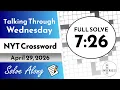 NYT Crossword Puzzle - Wednesday April 29 2026 FULL SOLVE