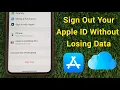 How to Sign Out Of Apple Id on iPhone Without Losing Data