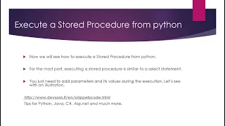 Python how to execute a Stored Procedure from python on SqlServer