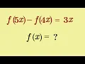 Students at Grade 14 Can t Solve This Functional Equation