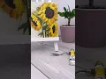 Ukrainian sunflowers oil painting with Van Gogh colors