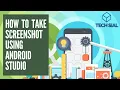 Take screen shot using android studio