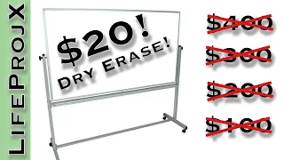 DIY Dry Erase White Board 4 x8 For 20 - How To Life Hack
