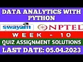 Data Analytics with Python NPTEL Week 10 assignment solution 10 2023