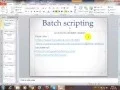 03 - Batch scripting arabic course input label