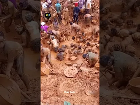 Why Do Gold Miners Pass Mud by Hand? 😳⛏️ #shorts