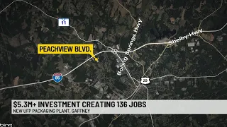 Industrial packaging company brings over 136 new jobs to the Upstate