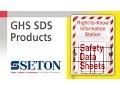 How to Update from MSDS with GHS SDS Products Seton