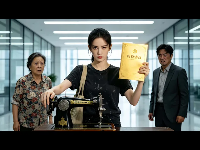 全集丨被親媽親哥淨身出戶,獨吞父親兩千萬公司,只留一台縫紉機!我亮出暗藏股份書