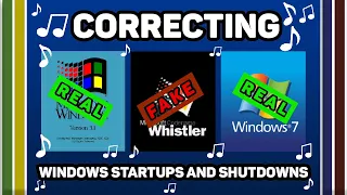 correcting windows startup and shutdowns