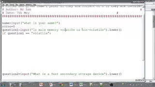 Python Tutorial 1 Basic If statement