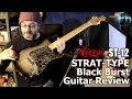 AIERSI ST-12 Strat-Type Black Burst Guitar Review