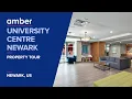 Property Tour University Centre Newark Student Housing in USA amber