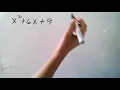 Perfect Square Trinomial