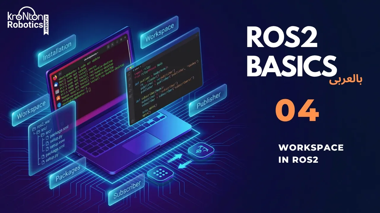 4| Workspace in ROS2  - تعرف على  (Workspace) في ROS2 [ROS2 بالعربى]