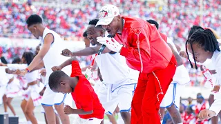 alikiba live performance simba day 2024 at mkapa stadium 