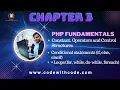 PHP Tutorial For Beginners Chapter 3 in Hindi Code With Code