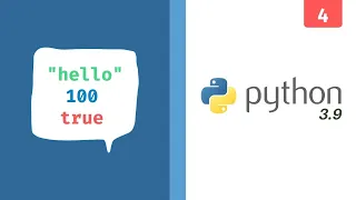 Fast Easy Python 3 9 Tutorial - What are data types Part 4 2022