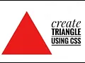 How to make a triangle using CSS