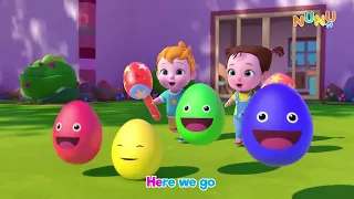 Five Little Speckled Frogs + More Nursery Rhymes & Kids Songs   Learn Numbers & Colors   NuNu Tv 108