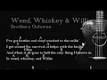 Weed Whiskey and Willie   Brothers Osborne Guitar Chords & Lyrics