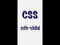 nth-child CSS Frontend Take it easy