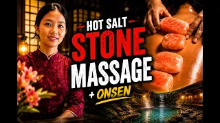 POV Hot Salt Stone Massage Onsen in Vietnam