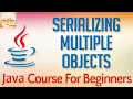 Learn Java Tutorial for Beginners Part 51 Serializing Multiple Objects