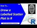 How To Draw Labelled Scatter Plot in R