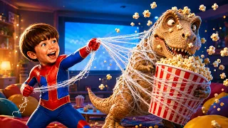 🦖T-REX e CAUÃ se DIVERTEM MUITO com BRINCADEIRAS e GULOSEIMAS em ANANA ou ANANU