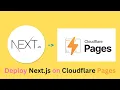 Deploy Full Stack NextJS app on Cloudflare Pages