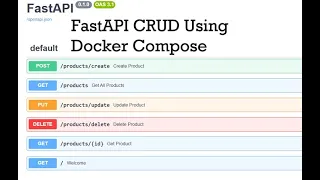 FastAPI CRUD with Docker Compose Full Setup API Demo